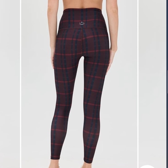 Beyond Yoga Plaid Softmark Midi High Waist Leggings - Picture 3 of 4
